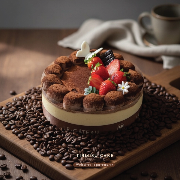 Bánh tiramisu (phô mai cafe)