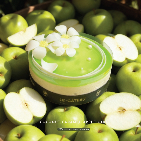 Bánh caramel táo dừa