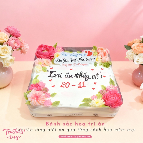Bánh Sắc Hoa Tri Ân
