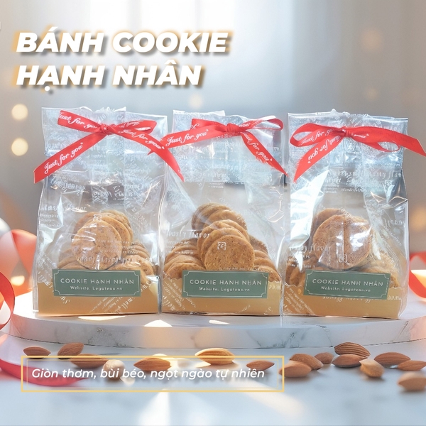 Cookie Hạnh Nhân Dừa – Giòn thơm, bùi béo, ngọt ngào tự nhiên