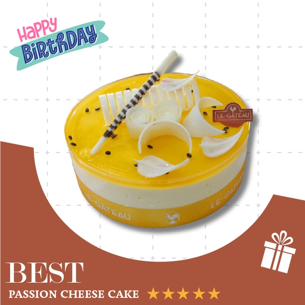 Bánh phô mai chanh leo