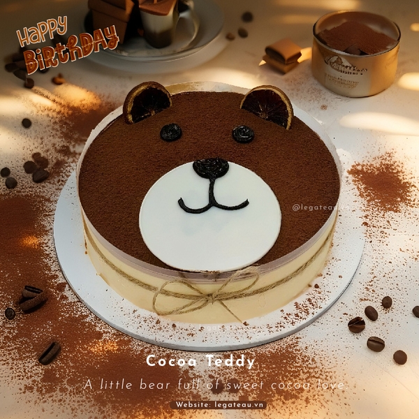 Bánh Gấu Cocoa Teddy