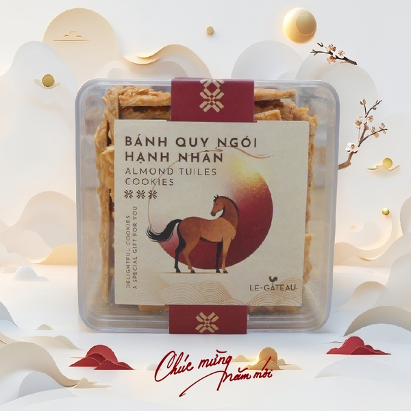 Bánh Ngói hạnh nhân tết