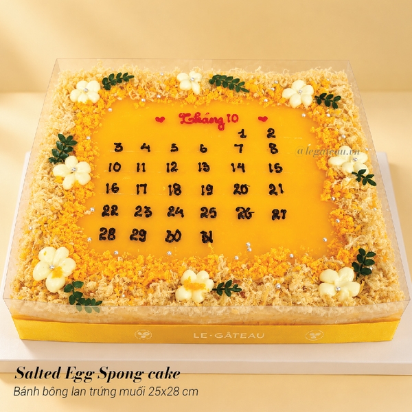 Bánh bông lan trứng muối sự kiện