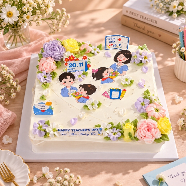 Bánh kem sự kiện khai giảng