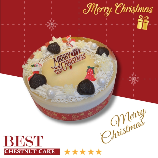 Bánh mousse trà bá tước hạt dẻ