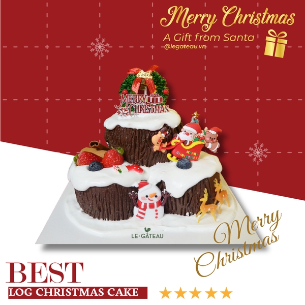 Bánh gốc cây giáng sinh