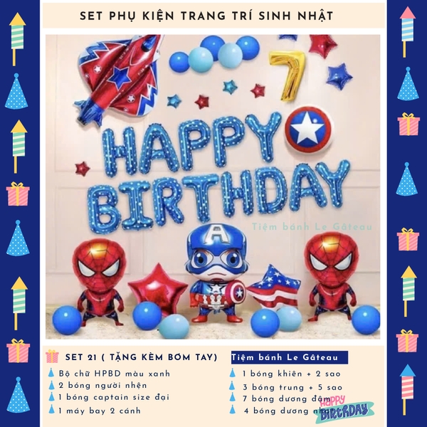 Bộ trang trí sinh nhật (SS022)