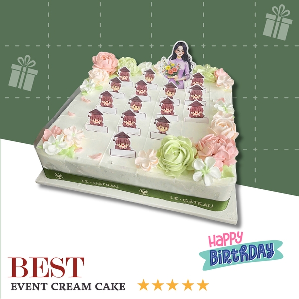 Bánh kem sự kiện trường học