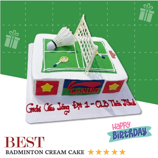 Bánh kem clb cầu lông