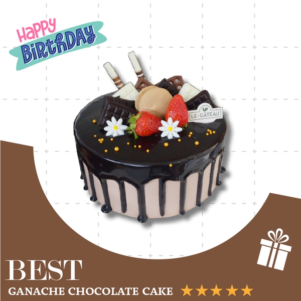 Bánh ganache macaron