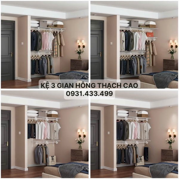Bộ kệ quần áo AMD – Gọn gàng, mới mẻ và luôn sẵn sàng thay đổi cùng bạn.