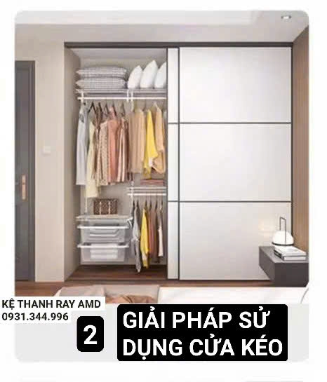 ✅ GIẢI PHÁP: LẮP THÊM CỬA LÙA CHO BỘ KỆ AMD