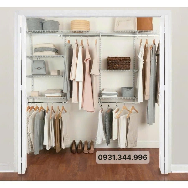 TRANG TRÍ GÓC NHÀ & TỦ QUẦN ÁO TUYỆT ĐẸP CHỈ BẰNG... KỆ THANH RAY AMD!