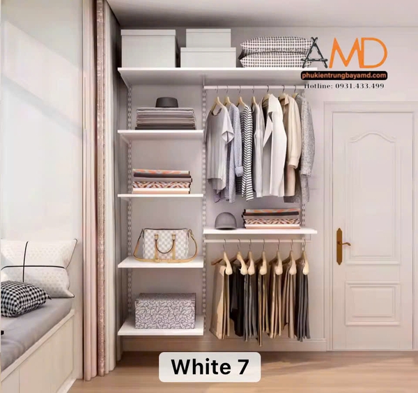 Giải pháp đến từ bộ kệ quần áo AMD — tối giản, thoáng đãng và tinh tế