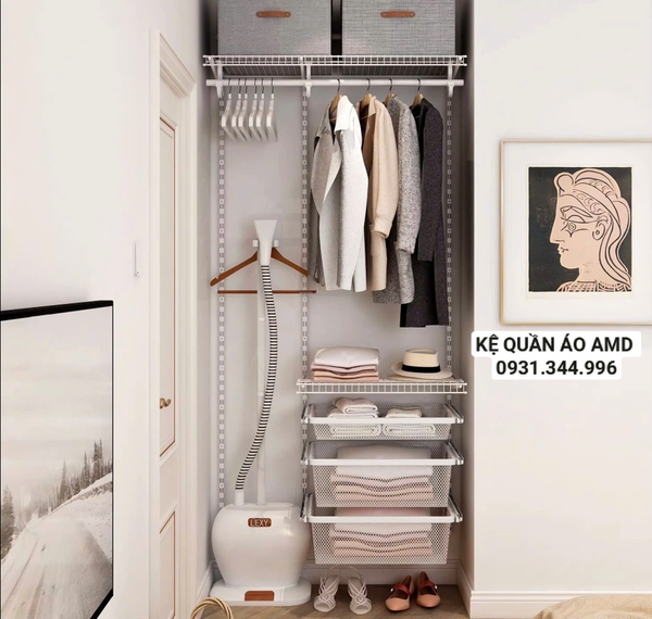 Bộ kệ quần áo AMD – Giải pháp đơn giản để căn phòng gọn hơn, đẹp hơn, và dễ sống hơn