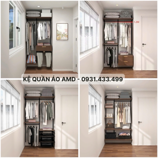 BỘ KỆ QUẦN ÁO AMD – SẮP XẾP LẠI CẢ THẾ GIỚI TRONG CĂN PHÒNG CỦA BẠN
