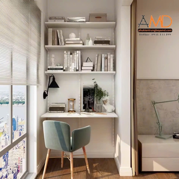 Kệ thanh ray AMD – giải pháp lưu trữ và thẩm mỹ cho không gian sống hiện đại