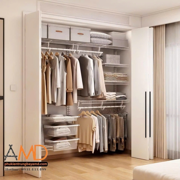 Chiếc tủ mơ ước của quý Cô từ kệ thanh ray Amd | 0931.344.996