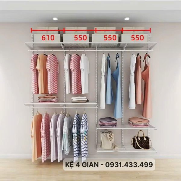 Bộ kệ quần áo AMD – Gọn gàng, tiện lợi và đúng với cách bạn sống