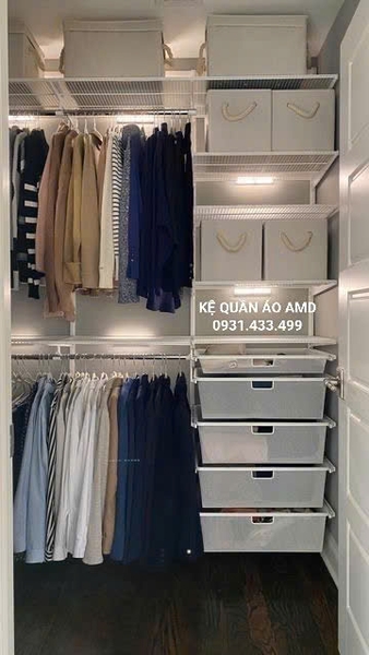 🔧 3 GIẢI PHÁP NÂNG CẤP CHO BỘ KỆ QUẦN ÁO AMD – TẠO NÊN KHÔNG GIAN SỐNG CÁ TÍNH & LINH HOẠTq