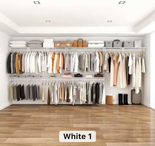 Có nên dùng kệ thanh ray Amd! Vì sao phải lấp kín một bức tường bằng tủ nặng nề