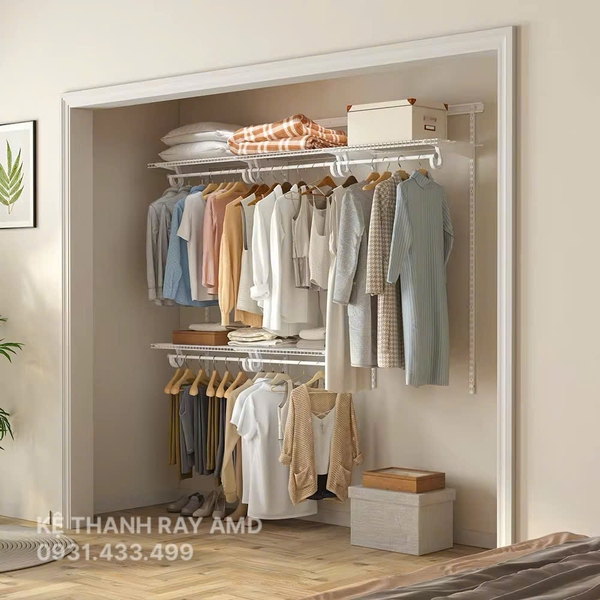 Bộ kệ quần áo AMD — giúp bạn chọn đồ trong một thoáng nhìn