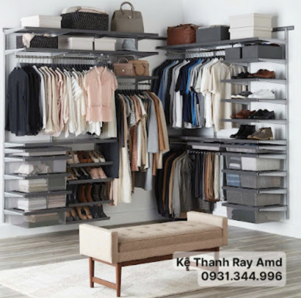 Bất lực giữa đống đồ ngổn ngang. – Bộ kệ quần áo AMD – Giải pháp cho bạn