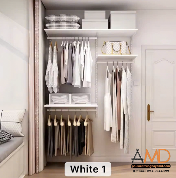 Bộ kệ quần áo AMD – tối giản, linh hoạt, vừa tay bạn chăm sóc lại chính mình.