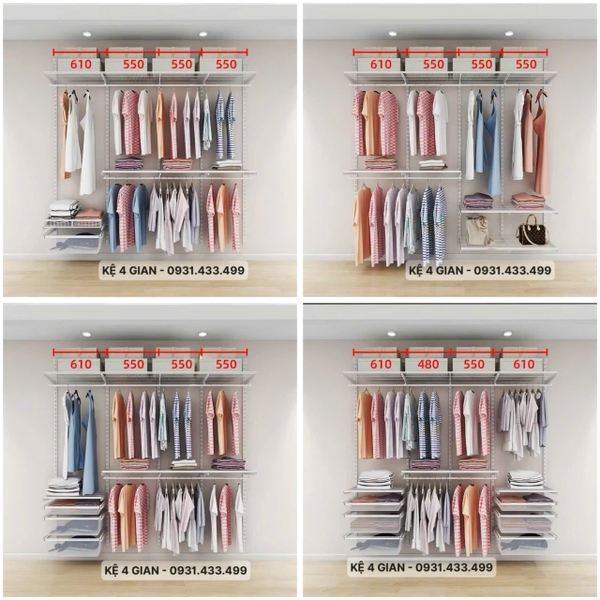 Bộ kệ AMD: Sống gọn, sắp xếp linh hoạt, đẹp theo ý bạn