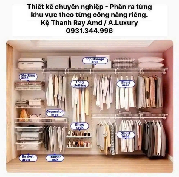 Bộ Kệ Quần Áo AMD – Khi Không Gian Trở Thành Vấn Đề, Hãy Bắt Đầu Từ Việc Sắp Xếp