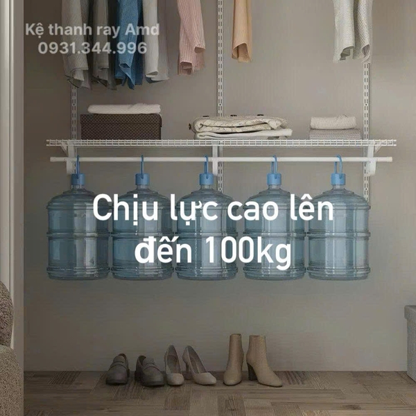 BỘ KỆ QUẦN ÁO AMD – CHỊU LỰC CỰC ĐỈNH, TREO NẶNG CỠ NÀO CŨNG KHÔNG LO