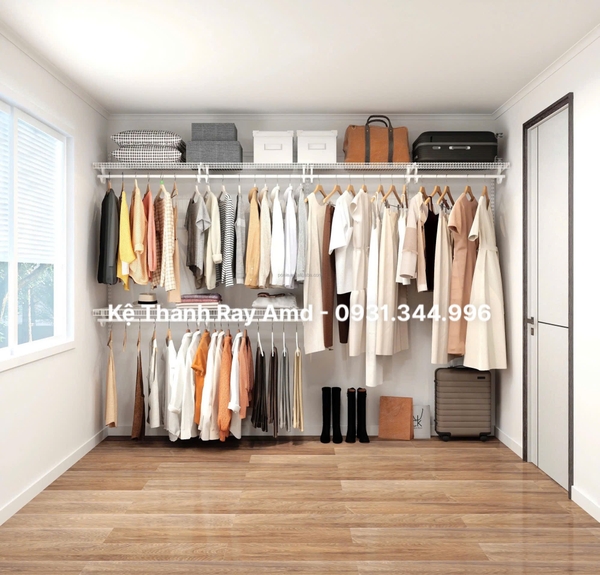 BỘ KỆ QUẦN ÁO AMD – GIẢI PHÁP TREO GỌN VÀ LINH HOẠT CHO MỌI KHÔNG GIAN