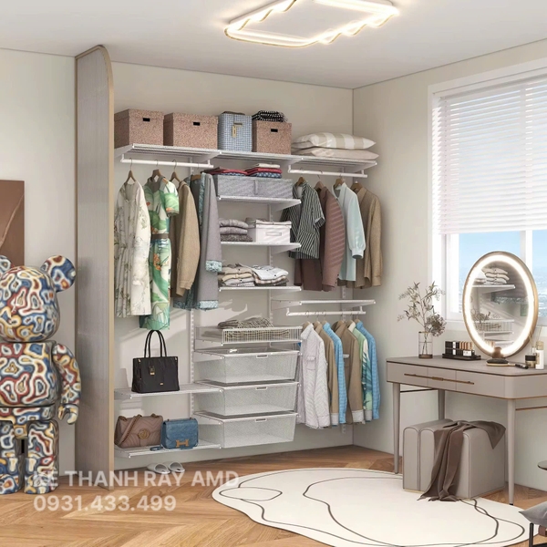Bạn thích sống đơn giản – gọn gàng? Bộ kệ quần áo AMD sinh ra là để dành cho bạn.