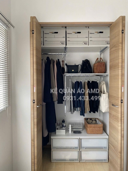 👔 Bận rộn cả ngày, bạn xứng đáng có một góc thay đồ tinh gọn