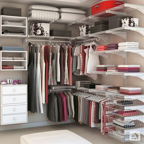 Bộ kệ quần áo AMD – một hệ kệ mở tinh gọn nhưng đầy cuốn hút