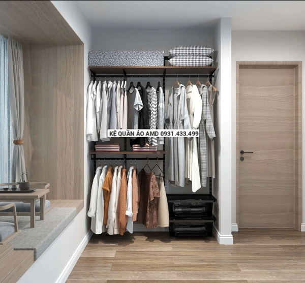 Bộ kệ quần áo AMD – Phong cách Nhật Bản: Gọn gàng để sống thoải mái hơn
