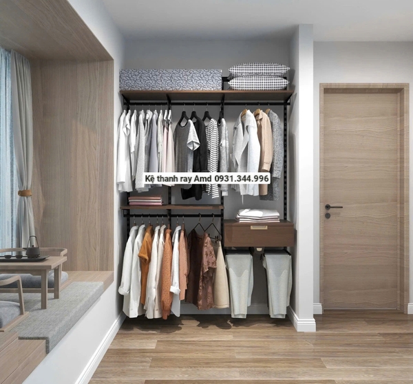 Bộ kệ quần áo AMD – Một chút hơi ấm, một chút phong cách Nhật cho chính căn phòng của bạn