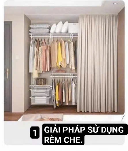 🧥 BỘ KỆ QUẦN ÁO AMD – GỌN GÀNG HƠN, ĐẸP HƠN KHI CÓ RÈM CHE