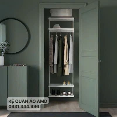 🏡 Giải pháp lưu trữ cho nhà nhỏ – Bộ kệ quần áo AMD: Gọn gàng, đẹp mắt, linh hoạt theo không gian