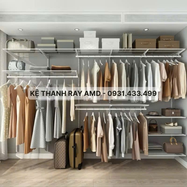 Bộ kệ quần áo AMD đây – 1 giải pháp không chỉ để treo đồ, mà còn thể hiện gu của bạn