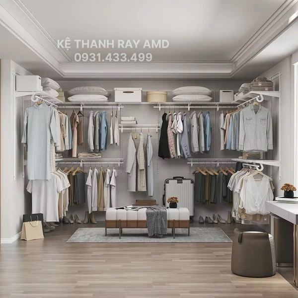 Bộ kệ quần áo AMD – Nhỏ thôi, nhưng đủ để không gian và tâm trí bạn “thở”