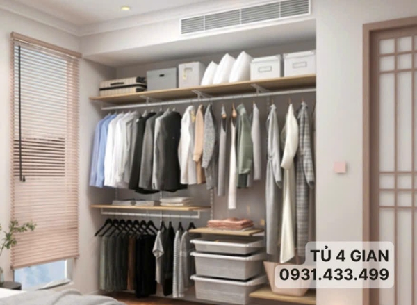 Công việc đã đủ bận, đừng để góc thay đồ làm bạn mệt thêm mỗi sáng.