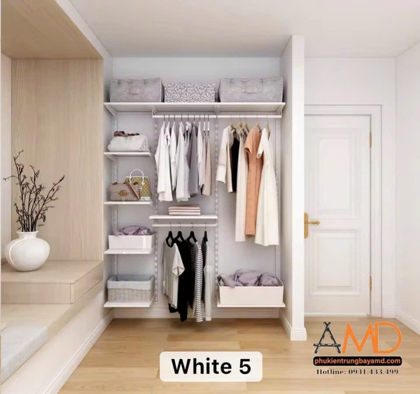 Bộ kệ quần áo AMD – Tối giản, nhưng vẫn đủ đầy