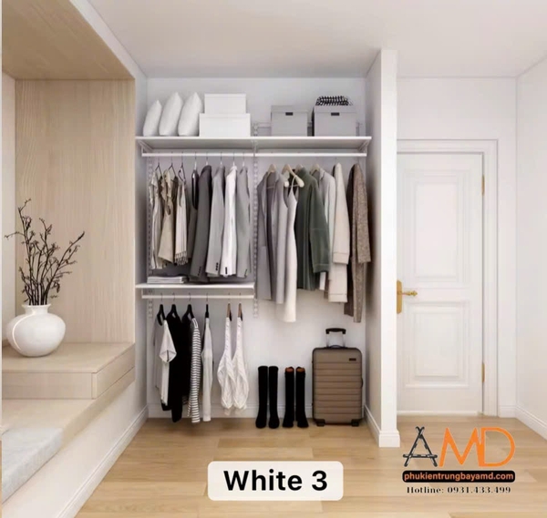 BỘ KỆ QUẦN ÁO AMD – GIẢI PHÁP CHO NGƯỜI SỐNG MỘT MÌNH