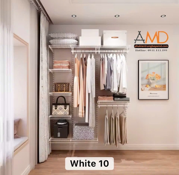Bộ kệ quần áo AMD – Sống gọn để thấy rõ mình hơn