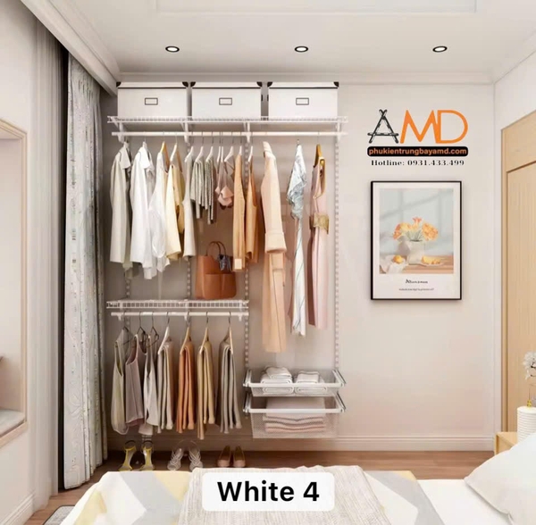 Giải pháp từ bộ kệ quần áo AMD dành cho gia đình trẻ