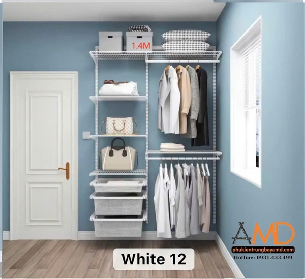 Bộ kệ quần áo AMD không chỉ “khác” tủ truyền thống, mà là bước nhảy vọt trong cách tổ chức không gian sống.