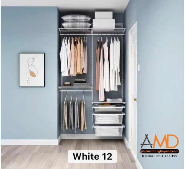 Bộ kệ quần áo AMD – để không gian là thứ có thể chuyển động cùng cảm hứng của bạn