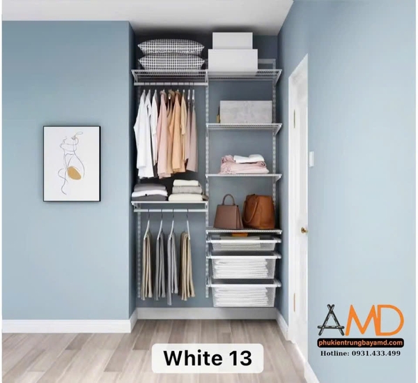 Có bộ kệ quần áo AMD – Góc phòng thêm tinh gọn lại mang cá tính của bạn